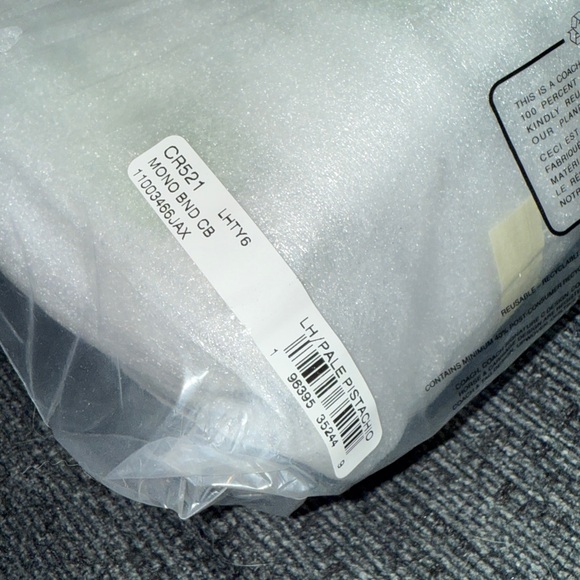 Coach 1941 Bandit Crossbody Bag in Minotone Pale Pistachio Luxe Calf Leather NWT - Picture 11 of 14